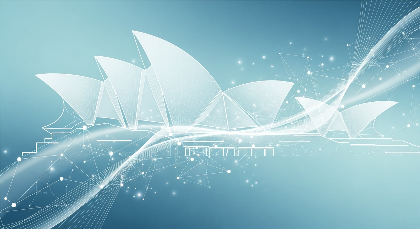 Healthcare innovation abstract visualization